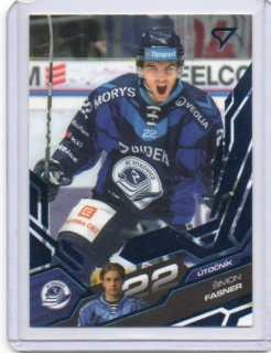 SportZoo ELH 2025-2026 II.série AZURE BLUE # 341 Fasner Šimon - Vítkovice