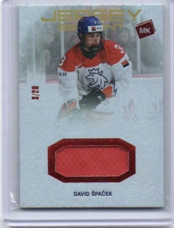 MK 2023 Jersey Segment U20 RED x/20 # JS-05 Špaček David