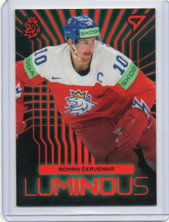 SportZoo Hokejové Česko 2024 LUMINOUS Red # LS-14 Červenka Roman