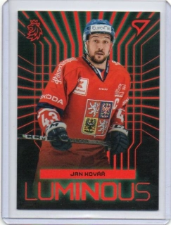 SportZoo Hokejové Česko 2024 LUMINOUS Red # LS-20 Kovář Jan