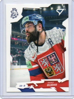 SportZoo Hokejové Česko 2026 Base # 09 Gudas Radko