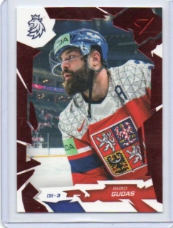 SportZoo Hokejové Česko 2026 RED # 09 Gudas Radko