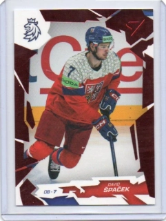 SportZoo Hokejové Česko 2026 RED # 21 Špaček David