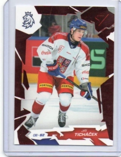 SportZoo Hokejové Česko 2026 RED # 22 Ticháček Jiří