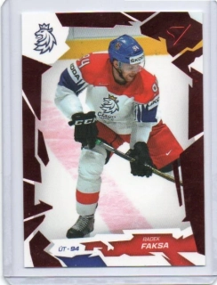 SportZoo Hokejové Česko 2026 RED # 27 Faksa Radek