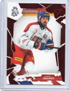 SportZoo Hokejové Česko 2026 RED # 46 Rousek Lukáš