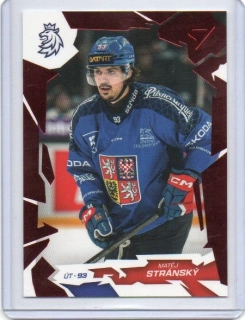 SportZoo Hokejové Česko 2026 RED # 48 Stránský Matěj