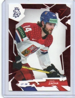 SportZoo Hokejové Česko 2026 RED # 52 Zacha Pavel