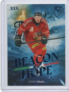 SportZoo Hokejové Česko 2026 BEACON OF HOPE Base # BH-11 Šimek Radim