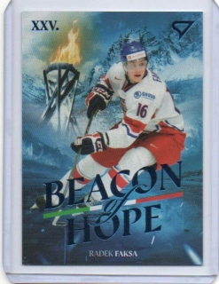 SportZoo Hokejové Česko 2026 BEACON OF HOPE Base # BH-15 Faksa Radek