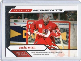 SportZoo Hokejové Česko 2026 SPECIAL MOMENTS Base # SM-19 Kacetl Ondřej (G)