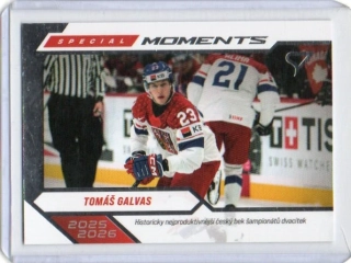 SportZoo Hokejové Česko 2026 SPECIAL MOMENTS Base # SM-21 Galvas Tomáš