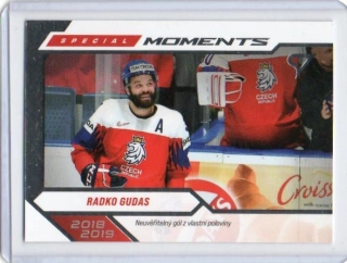 SportZoo Hokejové Česko 2026 SPECIAL MOMENTS Base # SM-22 Gudas Radko
