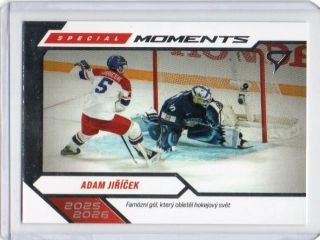 SportZoo Hokejové Česko 2026 SPECIAL MOMENTS Base # SM-23 Jiříček Adam