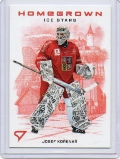 SportZoo Hokejové Česko 2026 HOMEGROWN ICE STARS Base # HS-01 Kořenář Josef (G)