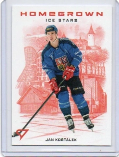 SportZoo Hokejové Česko 2026 HOMEGROWN ICE STARS Base # HS-07 Košťálek Jan