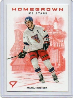SportZoo Hokejové Česko 2026 HOMEGROWN ICE STARS Base # HS-22 Kubiesa Matěj