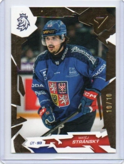 SportZoo Hokejové Česko 2026 GOLD x/10 # 48 Stránský Matěj