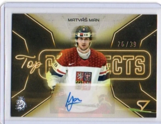  SportZoo Hokejové Česko 2026 TOP PROSPECTS AU Signature x/39 # TPS-MA Man Matyáš 