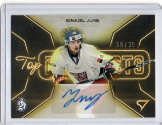 SportZoo Hokejové Česko 2026 TOP PROSPECTS AU Signature x/39 # TPS-SJ Jung Samuel