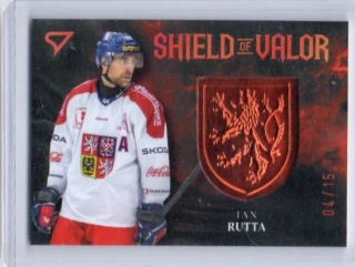 SportZoo Hokejové Česko 2026 SHIELD of VALOR x/15 # SV-JR Rutta Jan
