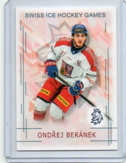 Real Cards 2025-2026 série 1 SWISS HOCKEY GAMES Base # SHG-02 Beránek Ondřej