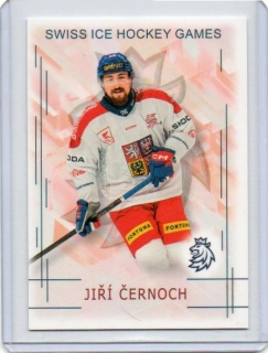 Real Cards 2025-2026 série 1 SWISS HOCKEY GAMES Base # SHG-03 Černoch Jiří