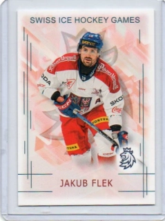 Real Cards 2025-2026 série 1 SWISS HOCKEY GAMES Base # SHG-05 Flek Jakub