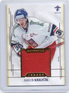 Real Cards 2025-2026 série 1 Authentic JERSEY Gold x/19 # AJ-14 Krejčík Jakub