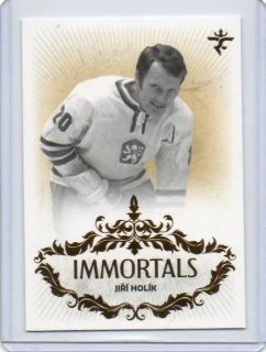 Real Cards 2025-2026 série 1 IMMORTALS Gold x/23 # JH-10 Holík Jiří