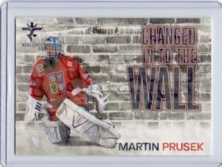Real Cards 2025-2026 série 1 CHANGED In to the WALL Magma Red x/25 # CHW-15 Prusek Martin (G)