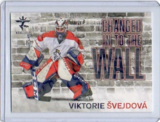 Real Cards 2025-2026 série 1 CHANGED In to the WALL Magma Red x/25 # CHW-21 Švejdová Viktorie (G)