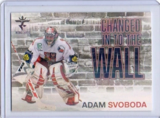 Real Cards 2025-2026 série 1 CHANGED In to the WALL Space Gold x/25 # CHW-14 Svoboda Adam (G)