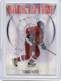 Real Cards 2025-2026 série 1 BACK IN TIME Crosslight Gold x/25 # BT-21 Hertl Tomáš