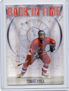 Real Cards 2025-2026 série 1 BACK IN TIME Crosslight Gold x/25 # BT-22 Hyka Tomáš