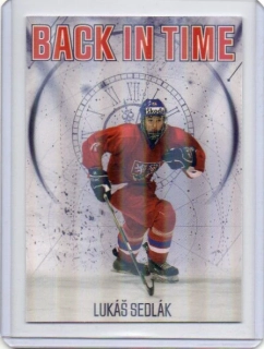 Real Cards 2025-2026 série 1 BACK IN TIME Crosslight Gold x/25 # BT-24 Sedlák Lukáš