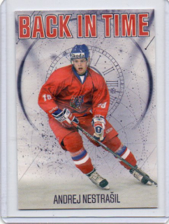 Real Cards 2025-2026 série 1 BACK IN TIME Abalona Red x/25 # BT-4 Nestrašil Andrej