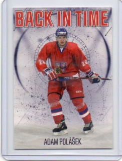 Real Cards 2025-2026 série 1 BACK IN TIME Abalona Red x/25 # BT-5 Polášek Adam