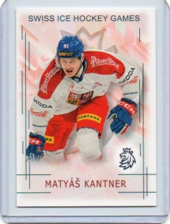 Real Cards 2025-2026 série 1 SWISS HOCKEY GAMES Base # SHG-08 Kantner Matyáš