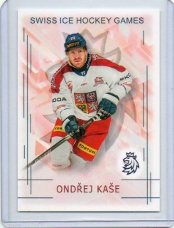 Real Cards 2025-2026 série 1 SWISS HOCKEY GAMES Base # SHG-09 Kaše Ondřej