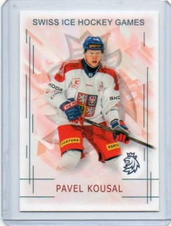 Real Cards 2025-2026 série 1 SWISS HOCKEY GAMES Base # SHG-11 Kousal Pavel