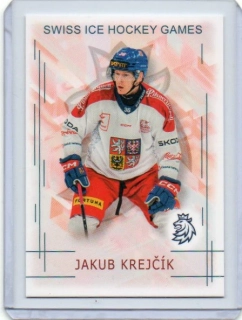 Real Cards 2025-2026 série 1 SWISS HOCKEY GAMES Base # SHG-13 Krejčík Jakub