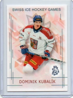 Real Cards 2025-2026 série 1 SWISS HOCKEY GAMES Base # SHG-14 Kubalík Dominik