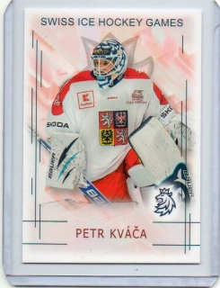Real Cards 2025-2026 série 1 SWISS HOCKEY GAMES Base # SHG-16 Kváča Petr (G)