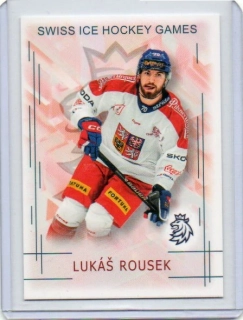 Real Cards 2025-2026 série 1 SWISS HOCKEY GAMES Base # SHG-19 Rousek Lukáš