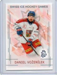 Real Cards 2025-2026 série 1 SWISS HOCKEY GAMES Base # SHG-25 Voženílek Daniel