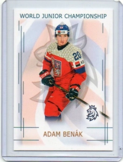 Real Cards 2025-2026 série 1 WORLD JUNIOR CHAMPIONS U20 Base # U20-1 Benák Adam