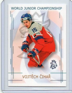 Real Cards 2025-2026 série 1 WORLD JUNIOR CHAMPIONS U20 Base # U20-03 Čihař Vojtěch