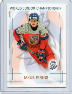 Real Cards 2025-2026 série 1 WORLD JUNIOR CHAMPIONS U20 Base # U20-06 Fibigr Jakub