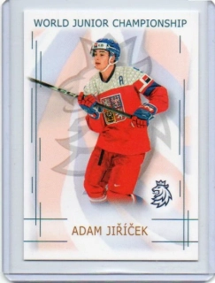 Real Cards 2025-2026 série 1 WORLD JUNIOR CHAMPIONS U20 Base # U20-10 Jiříček Adam